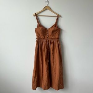 Free People Cotton Midi Dress